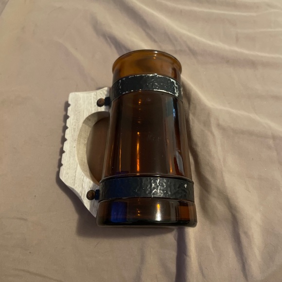 Set Of 4 Siesta Ware Mugs  From 1970’s brown mugs with wood handles - Picture 1 of 1